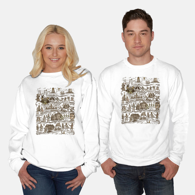 The Caerbannog Tapestry-Unisex-Crew Neck-Sweatshirt-kg07