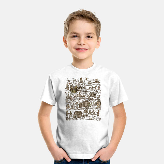 The Caerbannog Tapestry-Youth-Basic-Tee-kg07