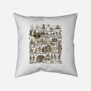 The Caerbannog Tapestry-None-Removable Cover w Insert-Throw Pillow-kg07