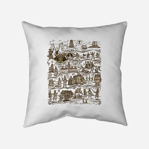 The Caerbannog Tapestry-None-Removable Cover-Throw Pillow-kg07