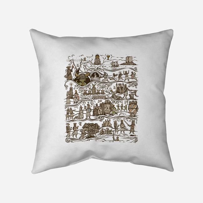 The Caerbannog Tapestry-None-Removable Cover-Throw Pillow-kg07
