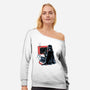 Playing Nostalgic-Womens-Off Shoulder-Sweatshirt-Umberto Vicente