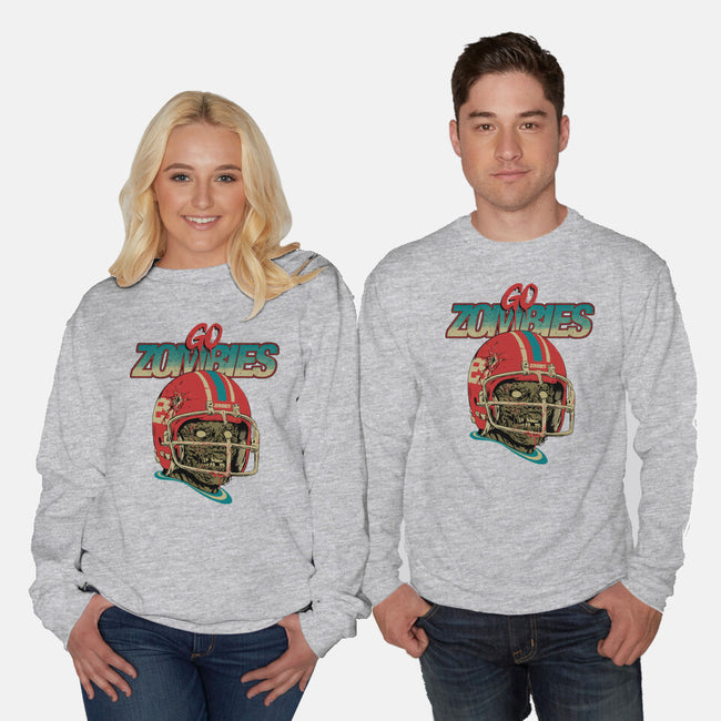 Go Zombies-Unisex-Crew Neck-Sweatshirt-Hafaell