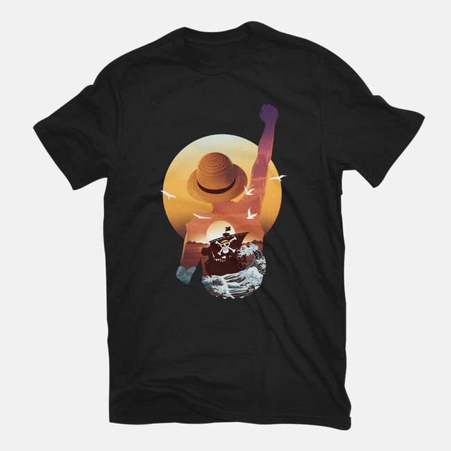 Praise The Sun King Pirate-Mens-Heavyweight-Tee-dandingeroz