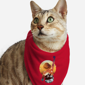 Praise The Sun King Pirate-Cat-Bandana-Pet Collar-dandingeroz