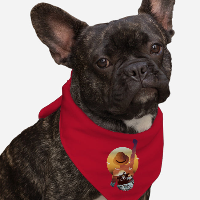 Praise The Sun King Pirate-Dog-Bandana-Pet Collar-dandingeroz