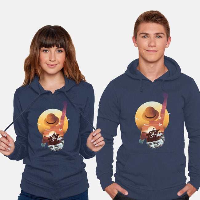 Praise The Sun King Pirate-Unisex-Pullover-Sweatshirt-dandingeroz