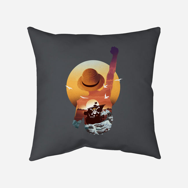 Praise The Sun King Pirate-None-Removable Cover w Insert-Throw Pillow-dandingeroz