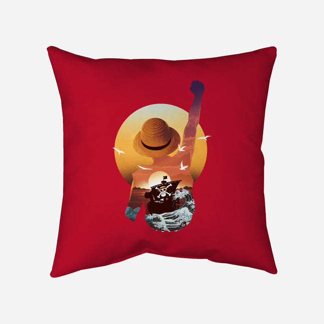 Praise The Sun King Pirate-None-Removable Cover w Insert-Throw Pillow-dandingeroz