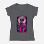 Special Grade Sorcerer-Womens-V-Neck-Tee-hypertwenty