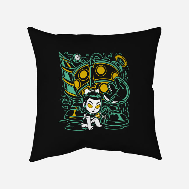 Undersea Guardians-None-Non-Removable Cover w Insert-Throw Pillow-estudiofitas