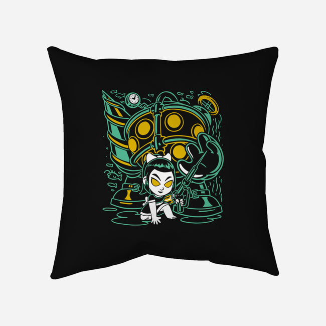 Undersea Guardians-None-Removable Cover-Throw Pillow-estudiofitas