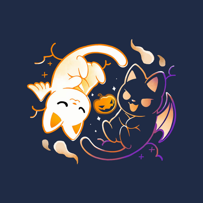 Spooky Kittens-Womens-Fitted-Tee-Vallina84