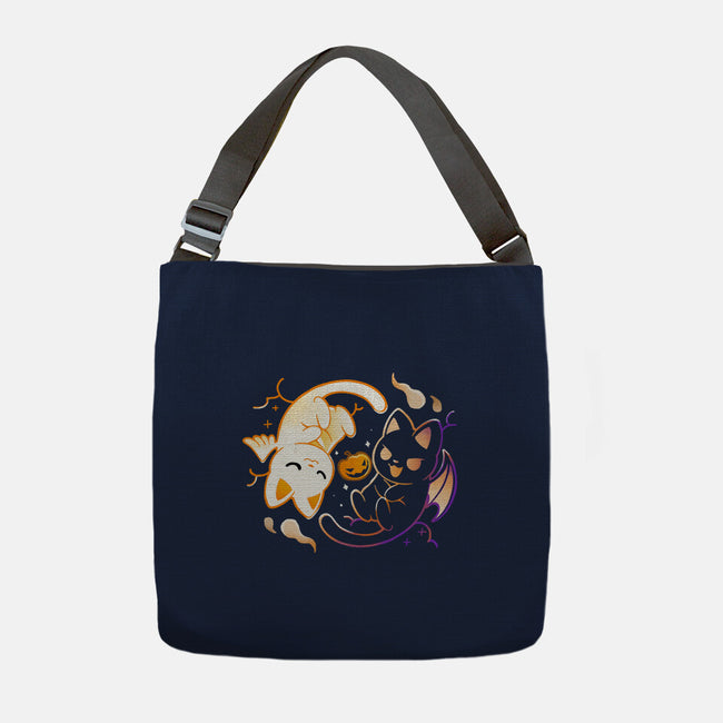 Spooky Kittens-None-Adjustable Tote-Bag-Vallina84
