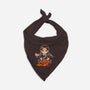 Pumpkin Death Trap-Dog-Bandana-Pet Collar-eduely