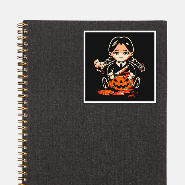 Pumpkin Death Trap-None-Glossy-Sticker-eduely