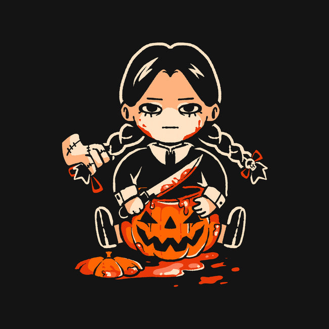 Pumpkin Death Trap-Womens-V-Neck-Tee-eduely