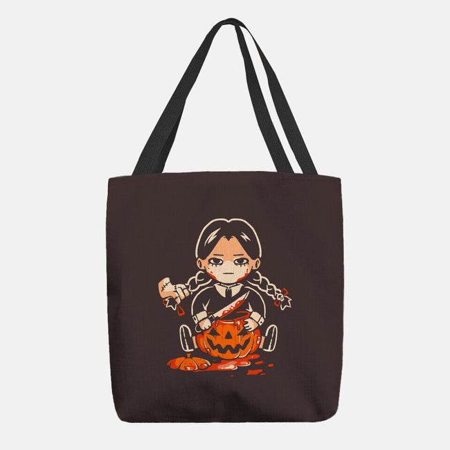 Pumpkin Death Trap-None-Basic Tote-Bag-eduely