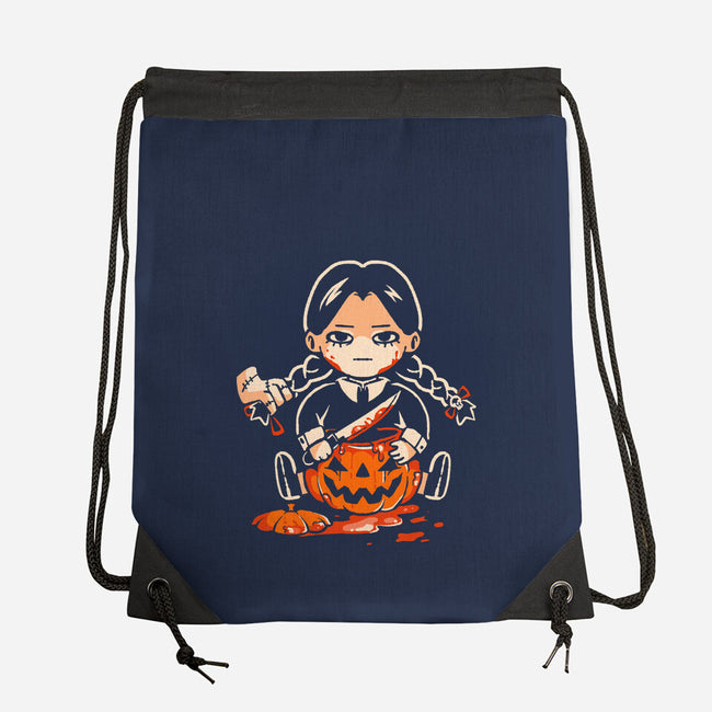 Pumpkin Death Trap-None-Drawstring-Bag-eduely