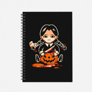 Pumpkin Death Trap-None-Dot Grid-Notebook-eduely