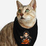 Pumpkin Death Trap-Cat-Bandana-Pet Collar-eduely