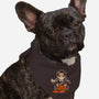 Pumpkin Death Trap-Dog-Bandana-Pet Collar-eduely