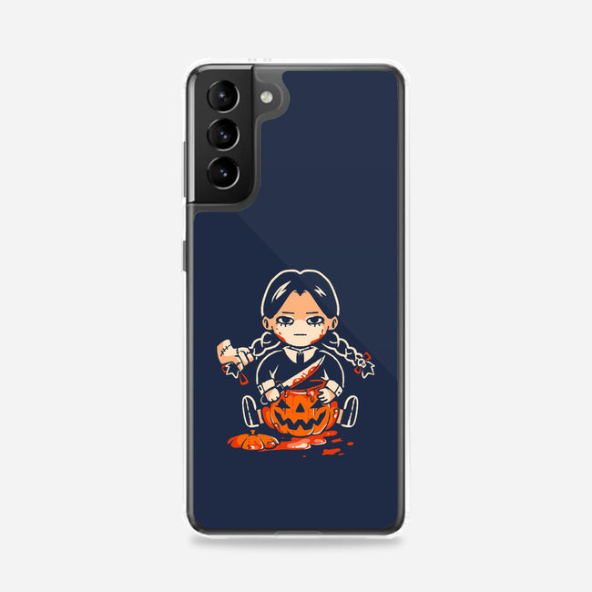 Pumpkin Death Trap-Samsung-Snap-Phone Case-eduely