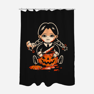Pumpkin Death Trap-None-Polyester-Shower Curtain-eduely