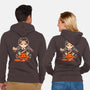 Pumpkin Death Trap-Unisex-Zip-Up-Sweatshirt-eduely