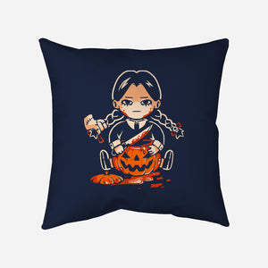 Pumpkin Death Trap-None-Non-Removable Cover w Insert-Throw Pillow-eduely