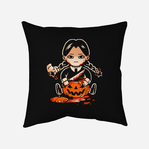 Pumpkin Death Trap-None-Removable Cover-Throw Pillow-eduely