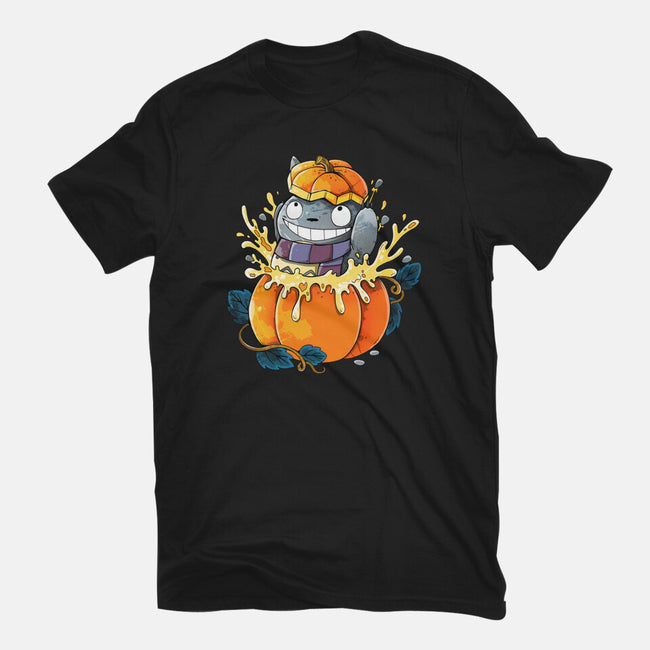 Neighbor Pumpkin-Womens-Basic-Tee-Vallina84