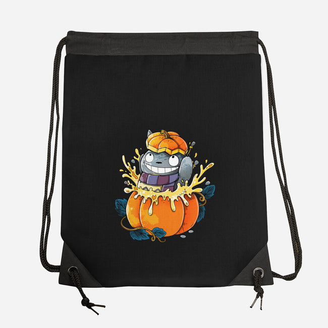 Neighbor Pumpkin-None-Drawstring-Bag-Vallina84