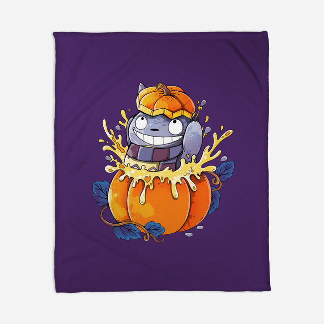 Neighbor Pumpkin-None-Fleece-Blanket-Vallina84