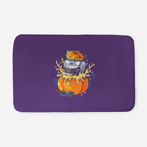 Neighbor Pumpkin-None-Memory Foam-Bath Mat-Vallina84