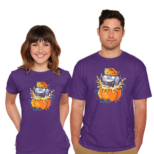 Neighbor Pumpkin-Mens-Basic-Tee-Vallina84