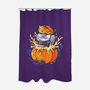 Neighbor Pumpkin-None-Polyester-Shower Curtain-Vallina84
