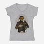 Edgar SteamPoe-Womens-V-Neck-Tee-Hafaell