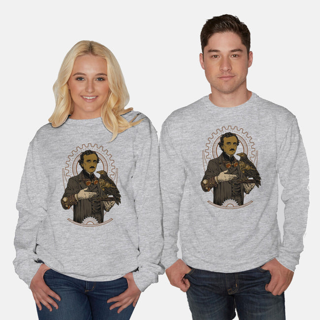 Edgar SteamPoe-Unisex-Crew Neck-Sweatshirt-Hafaell