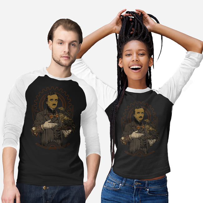 Edgar SteamPoe-Unisex-Baseball-Tee-Hafaell