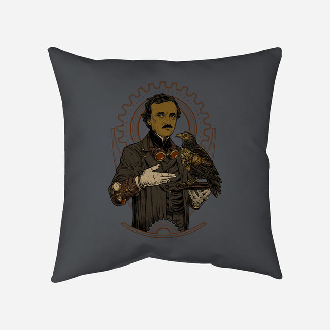 Edgar SteamPoe-None-Non-Removable Cover w Insert-Throw Pillow-Hafaell