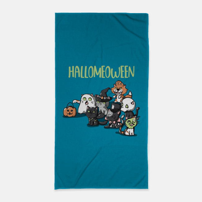 Hallomeoween-None-Beach-Towel-Freecheese