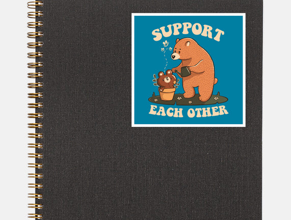 Support Each Other Lovely Bears