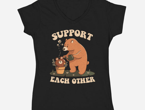 Support Each Other Lovely Bears