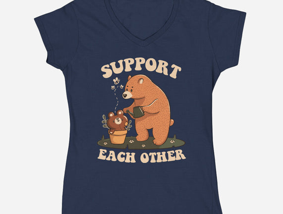 Support Each Other Lovely Bears