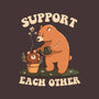 Support Each Other Lovely Bears-Womens-Basic-Tee-tobefonseca