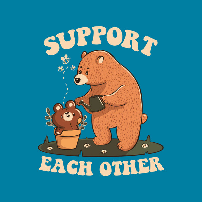 Support Each Other Lovely Bears-None-Zippered-Laptop Sleeve-tobefonseca