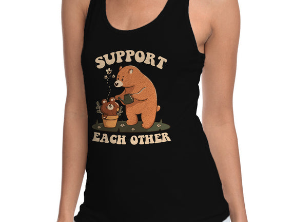 Support Each Other Lovely Bears