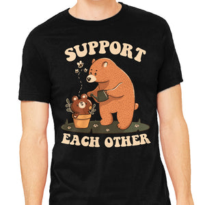 Support Each Other Lovely Bears