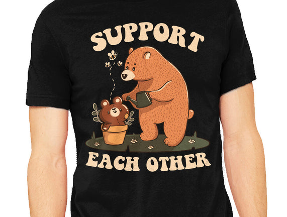 Support Each Other Lovely Bears